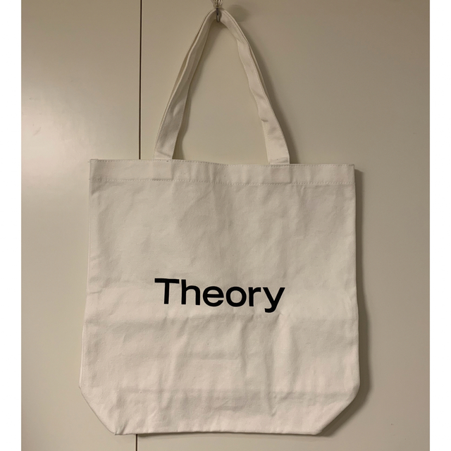 theory(セオリー)の【新品】Theory エコバッグ トートバッグ 白 レディースのバッグ(トートバッグ)の商品写真