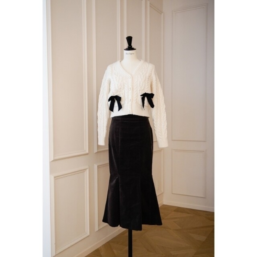 Double Bow Cable Knit Cardigan | www.innoveering.net