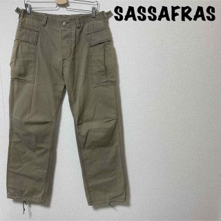 ササフラス(SASSAFRAS)のSASSAFRAS ササフラス カーゴパンツ トラウザーズ ワイド チノパン M(ワークパンツ/カーゴパンツ)