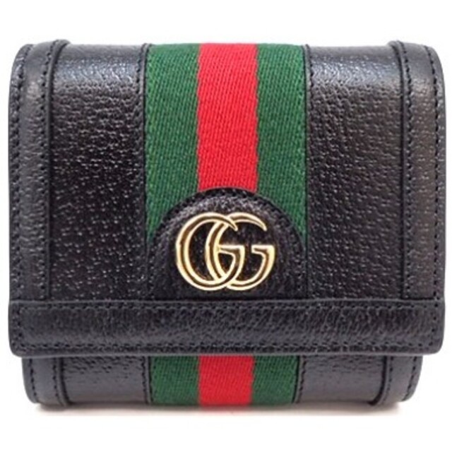 メーカー再生品 GUCCI グッチ ミニ財布 コインパース フラップ開閉式