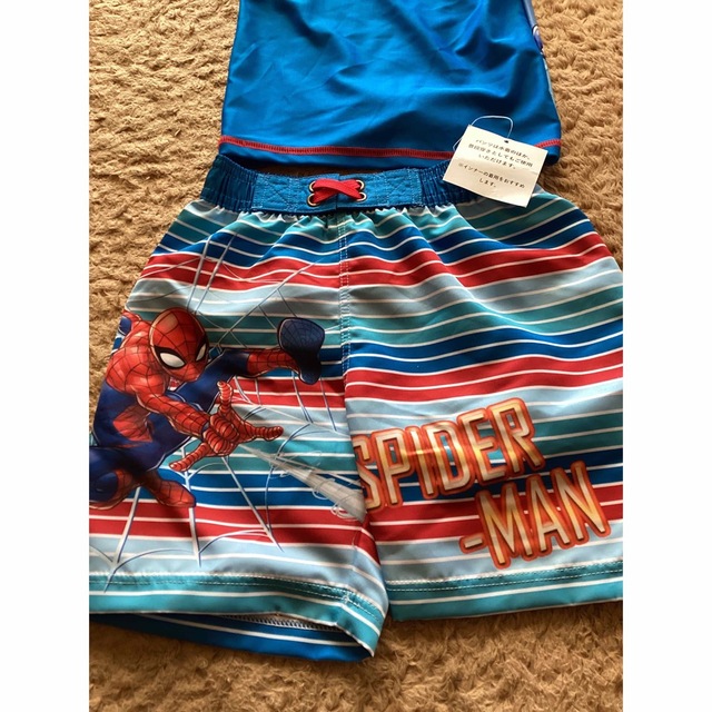 MARVEL(マーベル)の新品　100 MARVELスパイダーマン水着 キッズ/ベビー/マタニティのキッズ服男の子用(90cm~)(水着)の商品写真