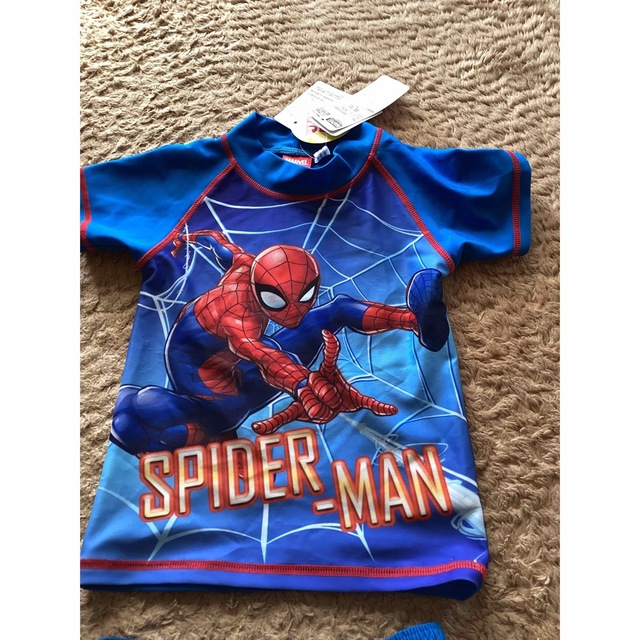 MARVEL(マーベル)の新品　100 MARVELスパイダーマン水着 キッズ/ベビー/マタニティのキッズ服男の子用(90cm~)(水着)の商品写真