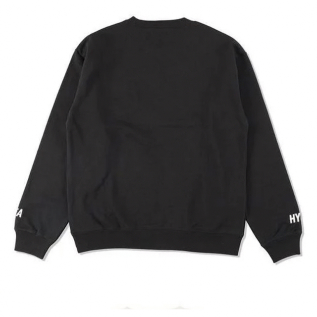 Lサイズ ヒステリックグラマー × WDS CREW NECK SWEAT/ 黒 チープ