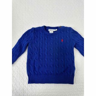 ラルフローレン(Ralph Lauren)のラルフローレン　セーター　ブルー　24m(ニット)