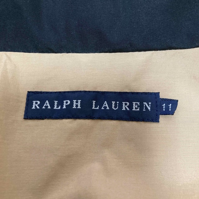Ralph Lauren(ラルフローレン)のラルフローレン　ダウンジャケット　ショート　ブラック　L  パッチ　肉厚 レディースのジャケット/アウター(ダウンジャケット)の商品写真
