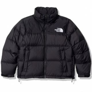 ザノースフェイス(THE NORTH FACE)のノースフェイス ショートヌプシジャケット 新品 ブラック XLサイズ レディース(ダウンジャケット)