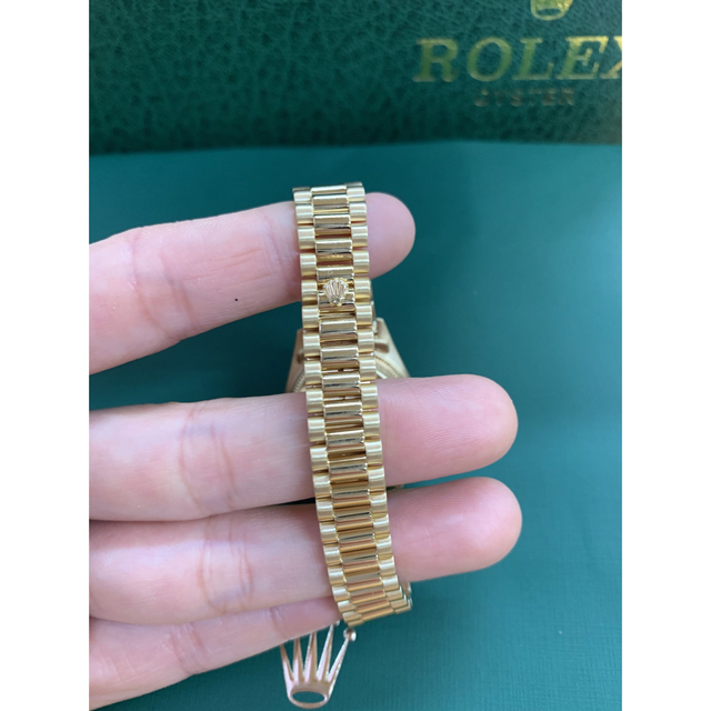 ROLEX(ロレックス)の2022年12月直営店OH済 2年保証ロレックス 10P新ダイヤ金無垢 腕時計 レディースのファッション小物(腕時計)の商品写真