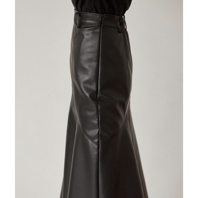 fake leather mermaid skirt レディースのスカート(ロングスカート)の商品写真