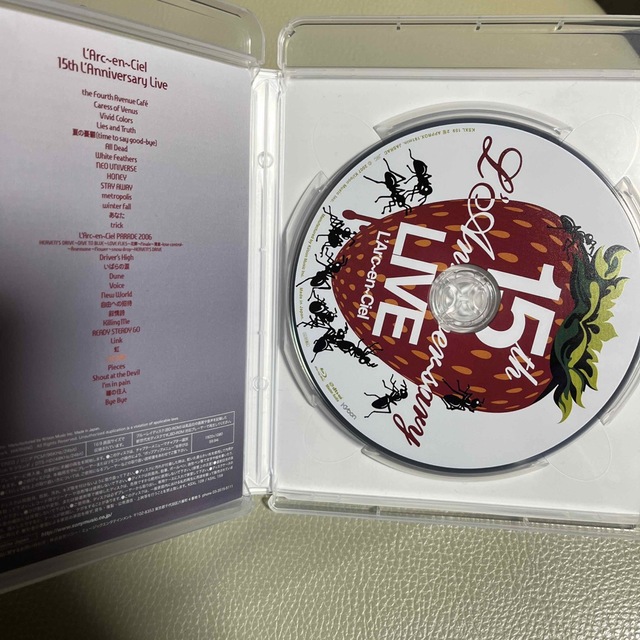 L'Arc～en～Ciel(ラルクアンシエル)のL'Arc〜en〜Ciel 15th　L’Anniversary　Live  エンタメ/ホビーのDVD/ブルーレイ(ミュージック)の商品写真