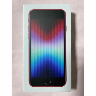 アイフォーン(iPhone)のiPhone SE3 3世代 128GB レッド SIMフリー(スマートフォン本体)