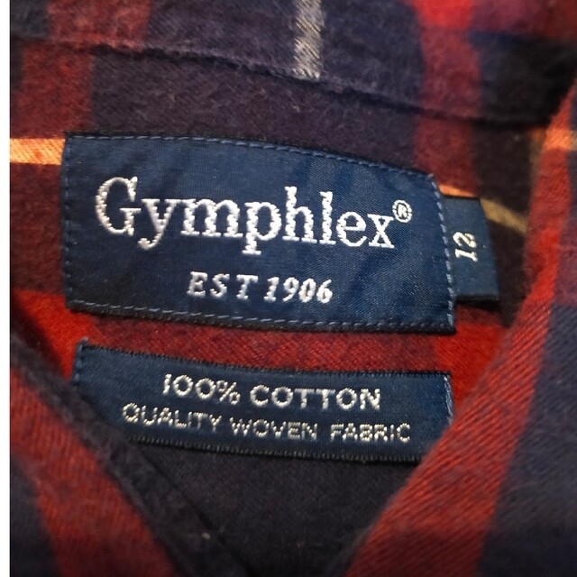 GYMPHLEX(ジムフレックス)のジムフレックス チェック柄 シャツワンピース チェックシャツワンピース レディースのワンピース(ひざ丈ワンピース)の商品写真