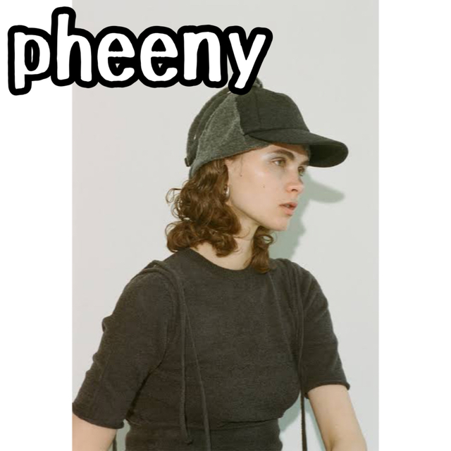 PHEENY pheeny wool cap ウール キャップ AW 帽子 レディース 帽子