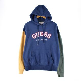 ゲス(GUESS)の古着 ゲス Guess JEANS クレイジーパターン スウェットプルオーバーパーカー メンズM /eaa290662(スウェット)