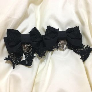 ♡ Baby ロリータ フリルリボン サテンボンネット black ♡ ♡ Baby ロリータ フリルリボン サテンボンネット white