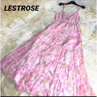 レストローズ(L'EST ROSE)の【超美品/クリーニング済】レストローズ ロングワンピース マキシワンピース(ロングワンピース/マキシワンピース)