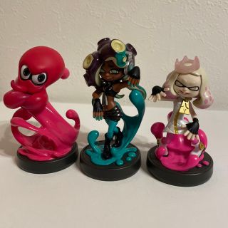 ニンテンドウ(任天堂)のスプラトゥーン amiibo 3個セット(ゲームキャラクター)