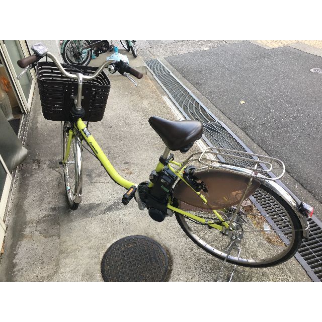 地域限定送料無料 ビビ DX 16AH 2020年 黄緑 神戸市 電動自転車