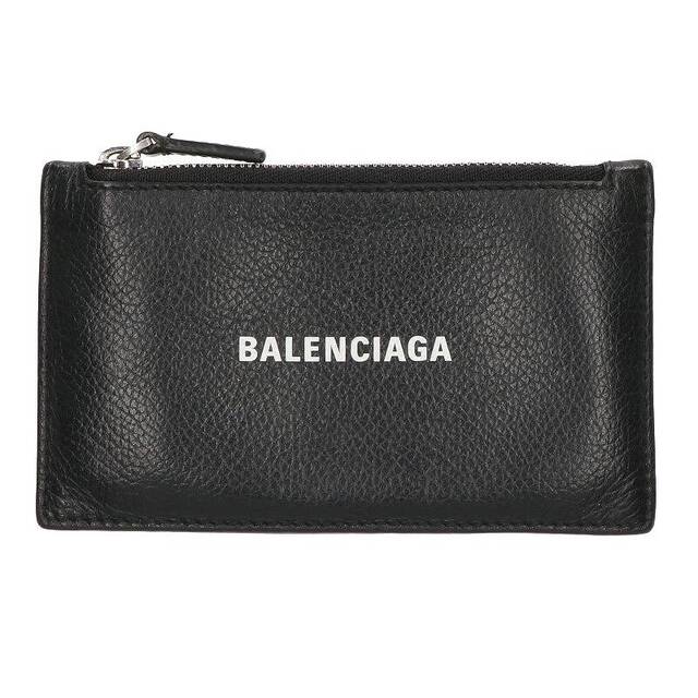 Balenciaga(バレンシアガ)のバレンシアガ 594311 ロゴレザージップカードケース メンズ メンズのファッション小物(名刺入れ/定期入れ)の商品写真