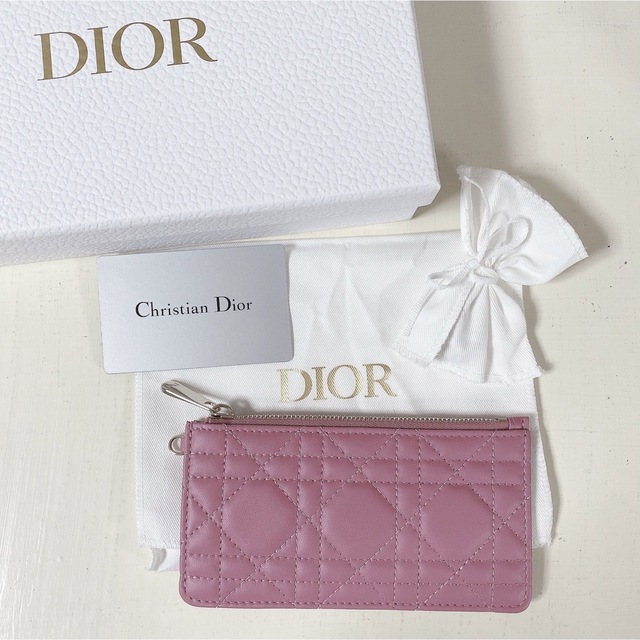 DIOR◆LADY DIOR◆スモールジップ カードケース◆カードホルダー