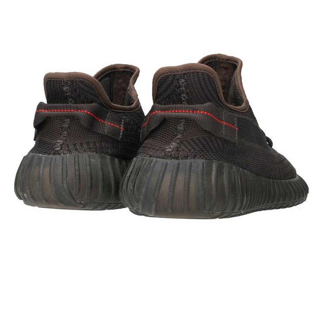 アディダス カニエウエスト  YEEZY BOOST 350 V2 BLACK FU9006 イージーブーストブラックスニーカー メンズ 27.5cm