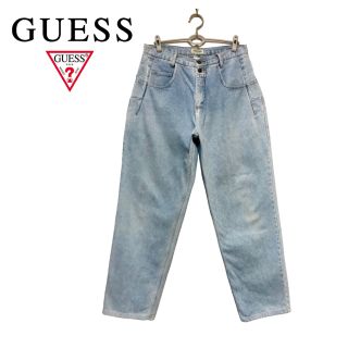 guess ゲス　デニムパンツ　ワイドパンツ　w38