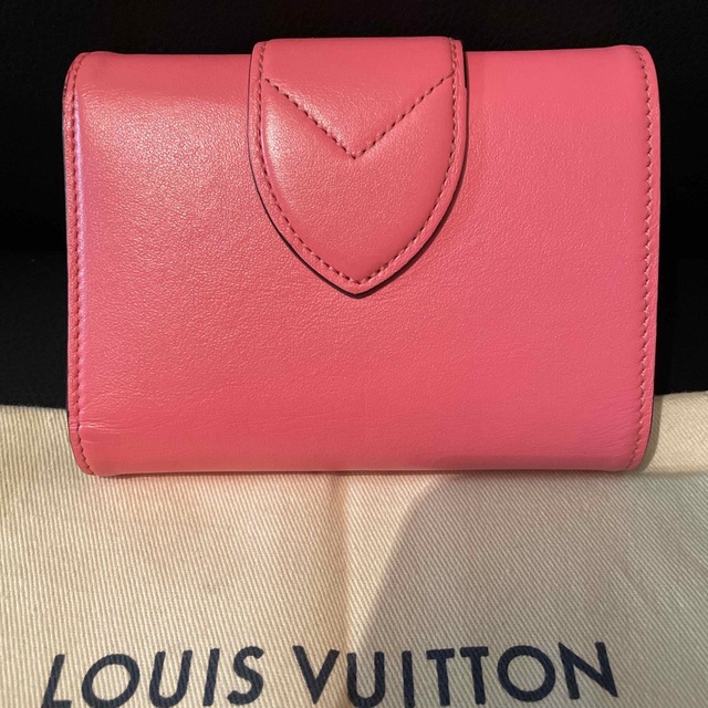 【新品未使用】ポルトフォイユ・LV ポンヌフ コンパクト 黒×ピンク SALE!