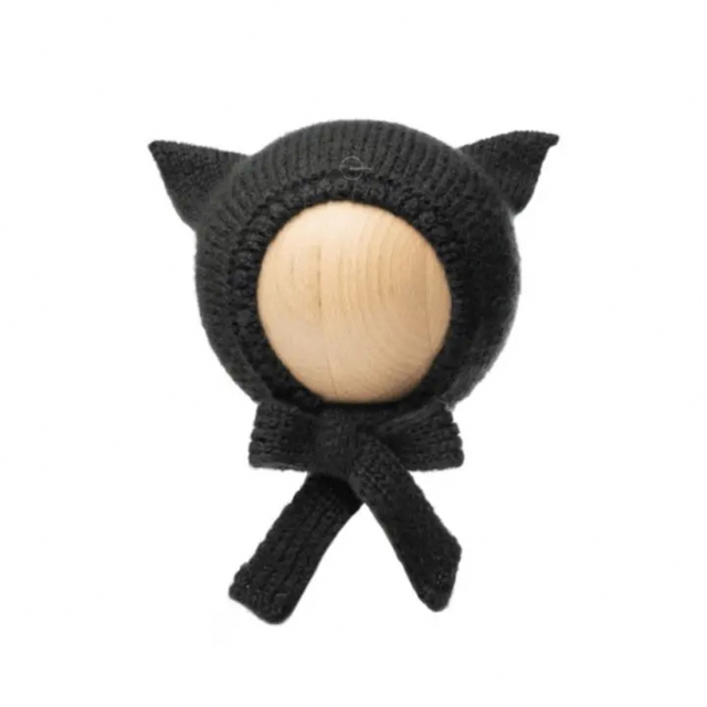 こども ビームス(コドモビームス)のBAMBOLINA kitty black bat 6-12m バンボリーナ キッズ/ベビー/マタニティのこども用ファッション小物(帽子)の商品写真