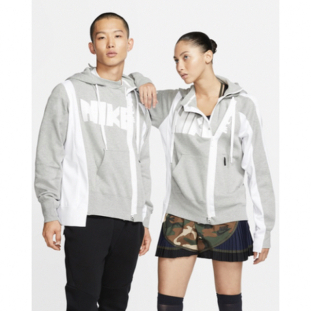 sacai Nike Double Zip Hoodie パーカー　再構築