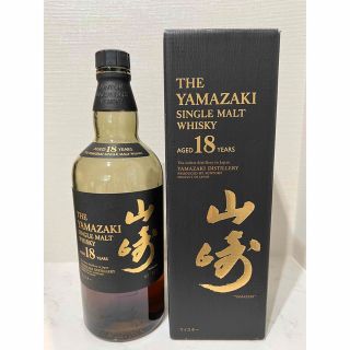 山崎18年 700ml 空ボトル 残量有り-