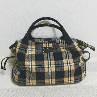 ケイトスペードニューヨーク(kate spade new york)の【桃華様専用】katespadeチェック柄トートバック(トートバッグ)