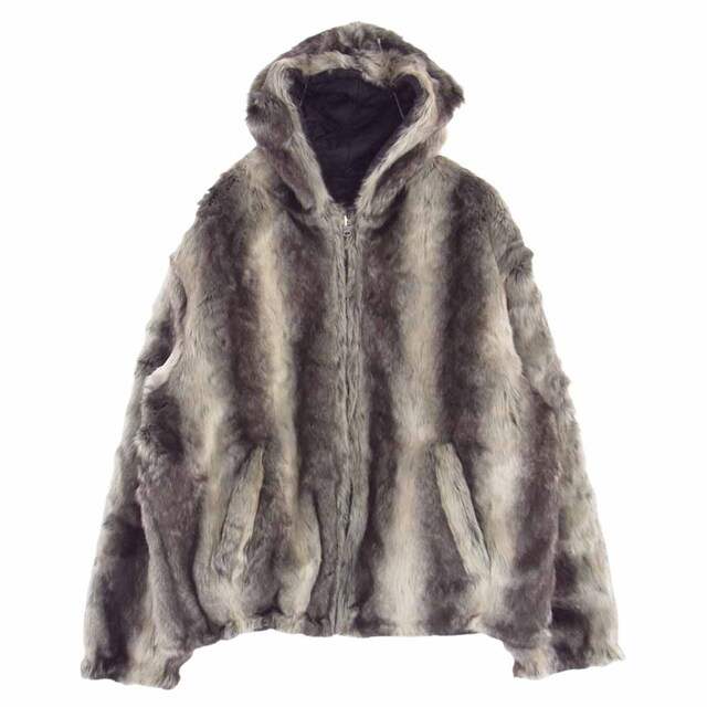 Supreme(シュプリーム)のSupreme シュプリーム 20AW Faux Fur Reversible Hooded Jacket フェイクファー リバーシブル フーデッド ジャケット マルチカラー系 L【美品】【中古】 メンズのジャケット/アウター(その他)の商品写真