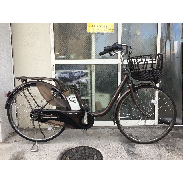 地域限定送料無料 ビビ DX 3,1AH 新基準 茶色 神戸市 電動自転車 