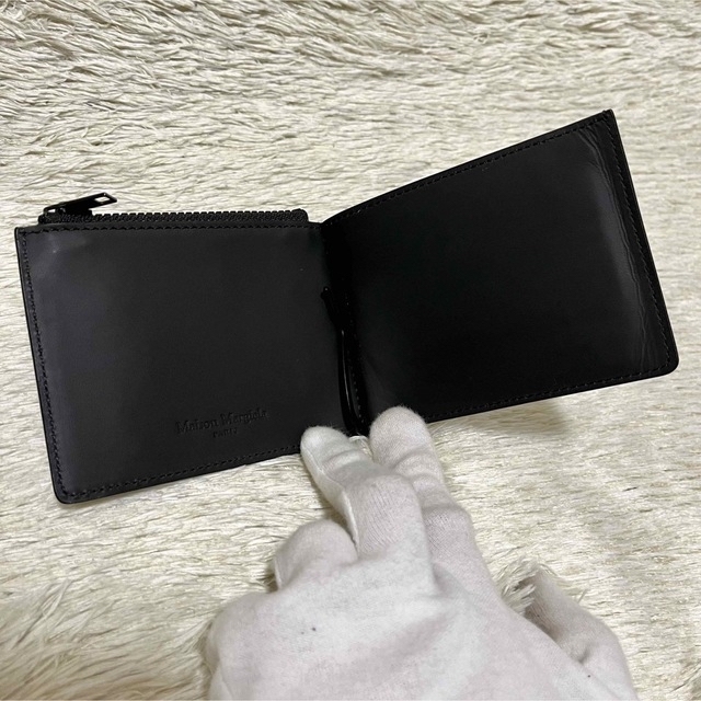 極美品✨メゾンマルジェラ マネークリップ 財布 小銭入れ 4ステッチ