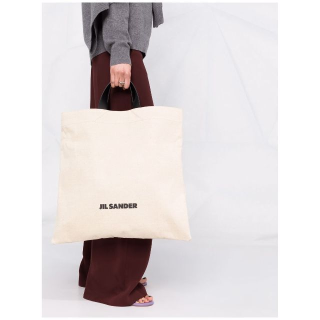 新品 Jil Sander フラット ショッパースクエア - トートバッグ