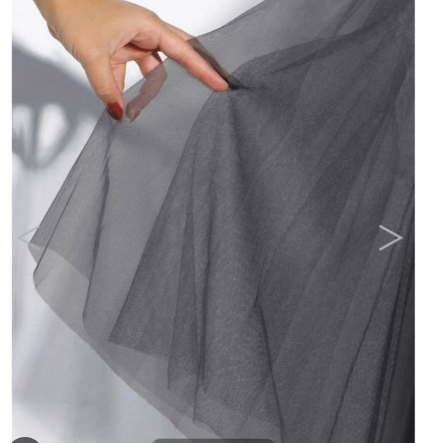 STYLE DELI(スタイルデリ)のチュールフレアスカート レディースのスカート(ロングスカート)の商品写真