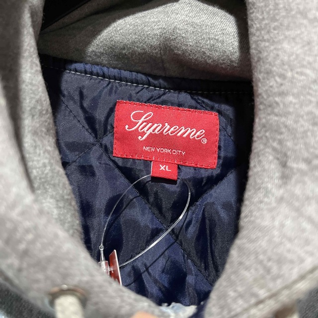 Supreme - Supreme Fleece Hooded Denim Shirt Blueの通販 by ...