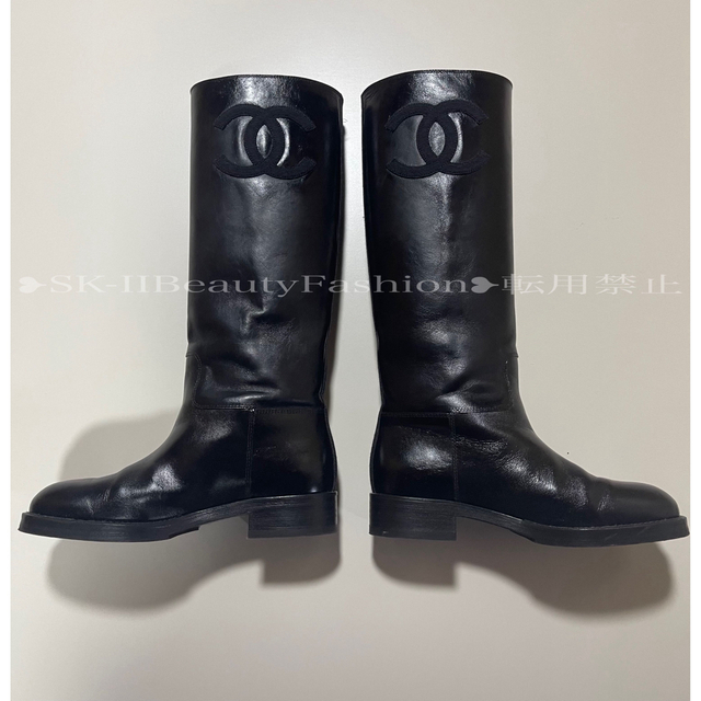 CHANEL - 希少 激レア CHANEL シャネル ロングブーツ ジョッキーの通販