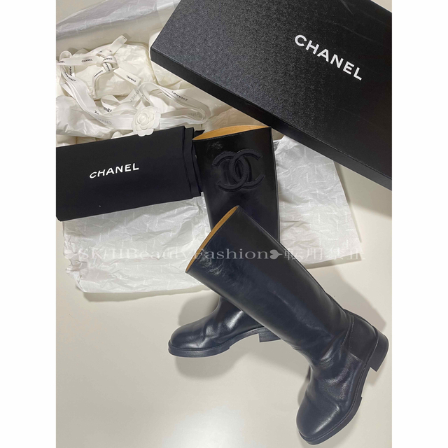 CHANEL - 希少 激レア CHANEL シャネル ロングブーツ ジョッキーの通販