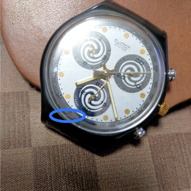 swatch(スウォッチ)のswatch スウォッチ クロノグラフ 訳あり(フェイスのみ) メンズの時計(腕時計(アナログ))の商品写真