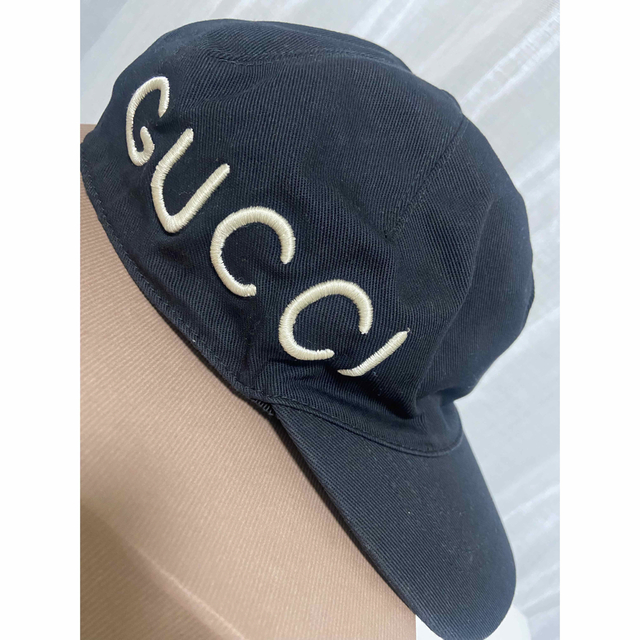 GUCCI グッチ エンブロイダリー ロゴ 刺繍 ベースボールキャップ 帽子