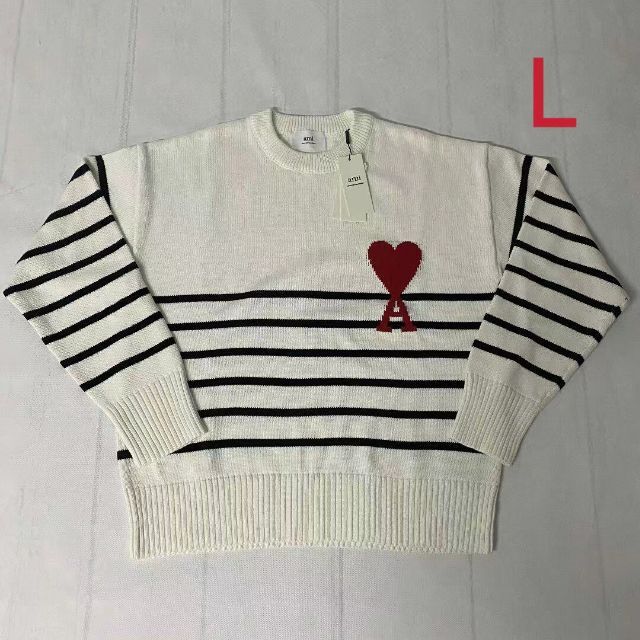 誕生日プレゼント 新品未使用 AMI PARISアミパリア 男女兼用 L