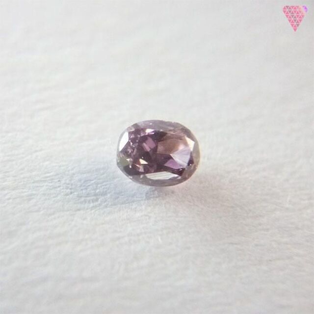 ご予約品0.078 ct F. D. Brown Pink 天然 ピンク ダイヤリング(指輪)