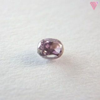 ご予約品0.078 ct F. D. Brown Pink 天然 ピンク ダイヤ(リング(指輪))