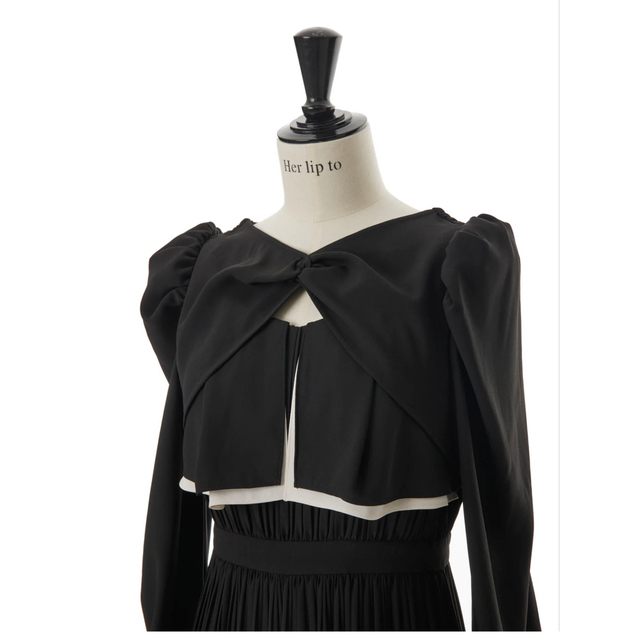 Her lip to - La Rochelle Pleated Dressの通販 by J's shop