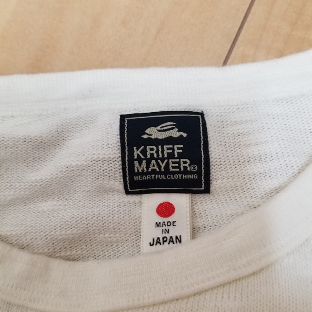 KRIFF MAYER(クリフメイヤー)のJJさま専用　KRIFF MAYER 白　長袖 シャツ メンズのトップス(Tシャツ/カットソー(七分/長袖))の商品写真