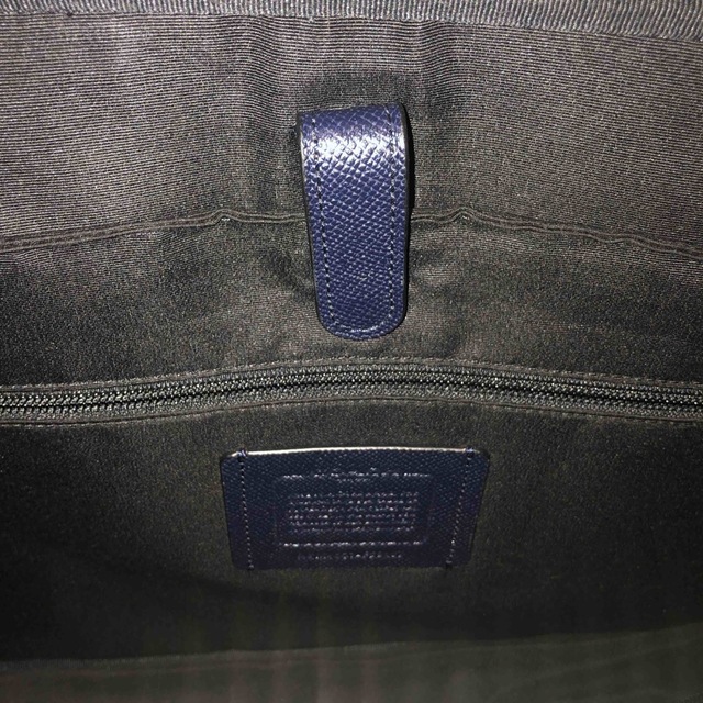 COACH】ビジネスバッグ ネイビー COACH】ビジネスバッグ ネイビー