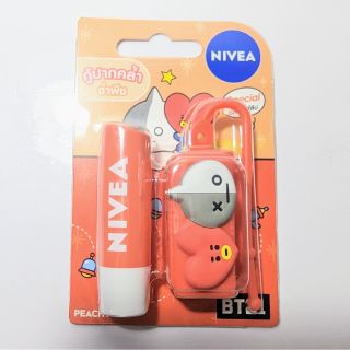 ニベア(ニベア)の海外限定　NIVEA × BT21　ニベアリップ　BTS　防弾少年団　オレンジ(アイドルグッズ)