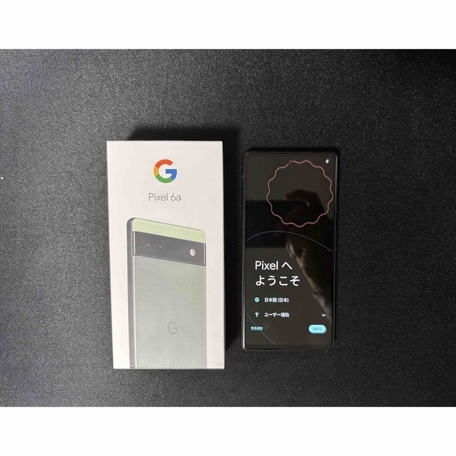 Google(グーグル)のGoogle pixel 6a セージ グーグル　ピクセル　本体 新品 スマホ/家電/カメラのスマートフォン/携帯電話(スマートフォン本体)の商品写真
