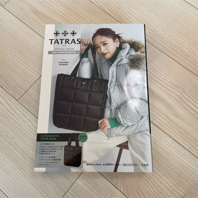 【新品 未使用】TATRAS タトラス ムック本 トートバッグ／バッグのみ