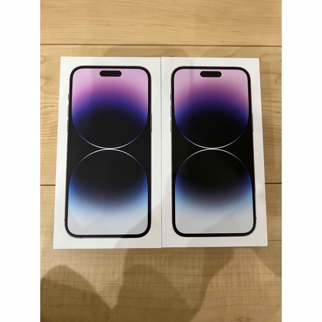 iPhone 14 Pro Max 256GB ディープパープル新品未開封×2